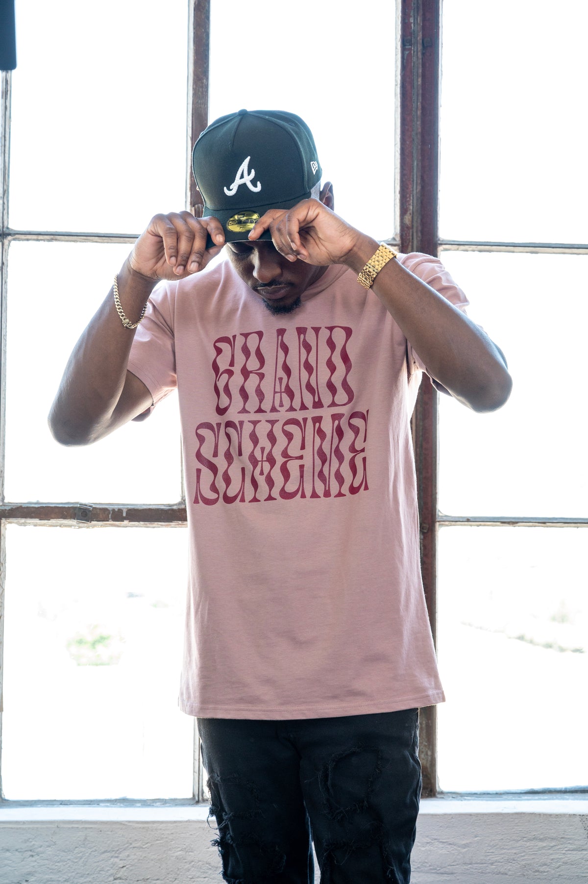 Wavy Script Tee
